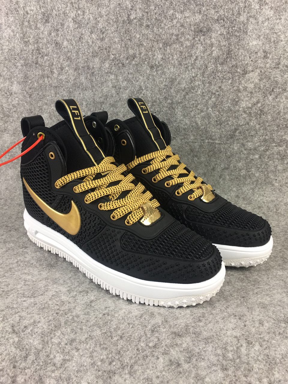 New Nike Lunar Force 1 Nano Black Gold